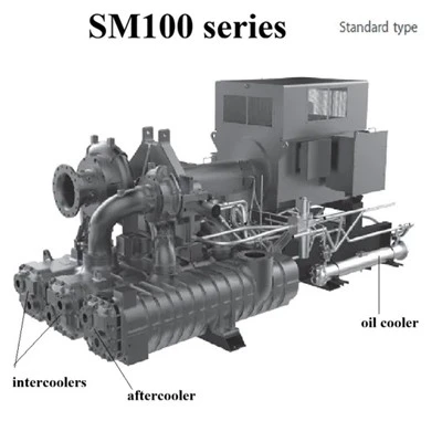 Hanwha Samsung Air Cooler Intercooler Para sa Air Compressor Sm6100
